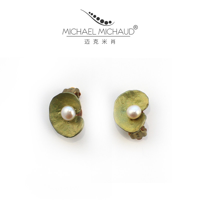 Michael Michaud天竺葵耳夹无耳洞女小众冷淡风复古耳骨夹,饰品/流行首饰/时尚饰品新,耳夹,淘宝优惠券,粉丝福利购,淘宝优惠卷