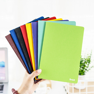 front前通软皮面笔记本A5记事本文具日记本子软面抄手账本50张