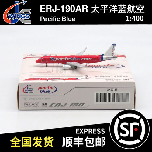 JC WINGS 1:400 ERJ-190AR 太平洋蓝航空 VH-ZPM XX40127