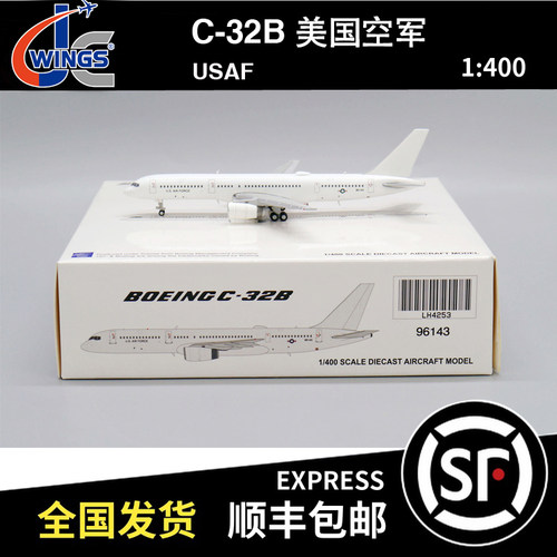 JC wings 1:400 C-32B 美国空军 USA 99-6143 LH4253 飞机模型