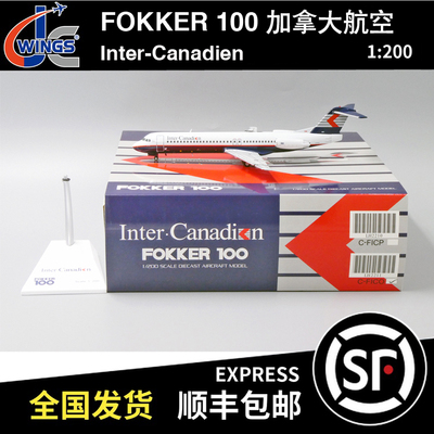 JC WINGS 1:200 福克 FOKKER 100 加拿大航空 C-FICO LH2211