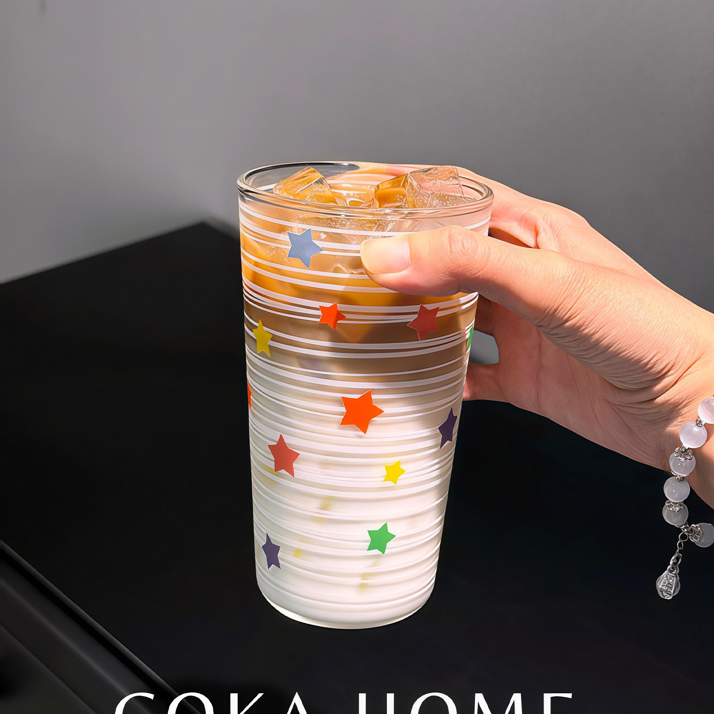 超喜欢我的彩色星星玻璃杯呀！！