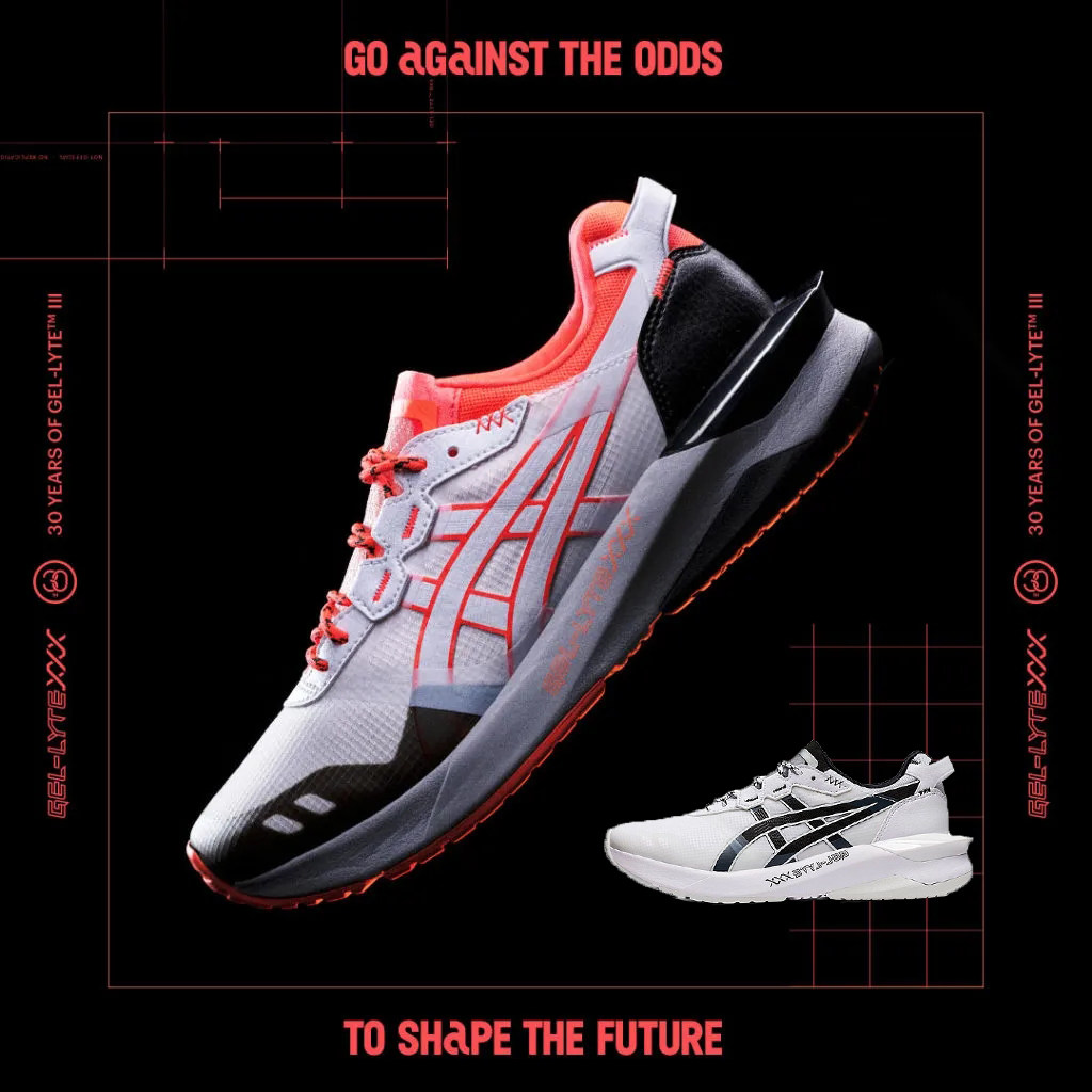 ASICS ��ɪʿ GEL-LYTE XXX 30������Ů�˶������ܲ�Ь 1022A208 1366Ԫ��4��(��341.5Ԫ/��)