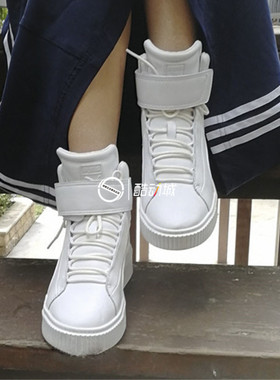 PUMA/彪马 PLATFORM MID 女子高帮松糕复古休闲板鞋  364242-02
