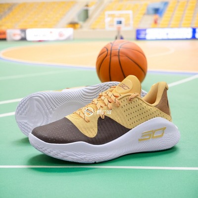 安德玛 UA 库里 Curry 4 Low FloTro 男女实战运动篮球鞋 3026621