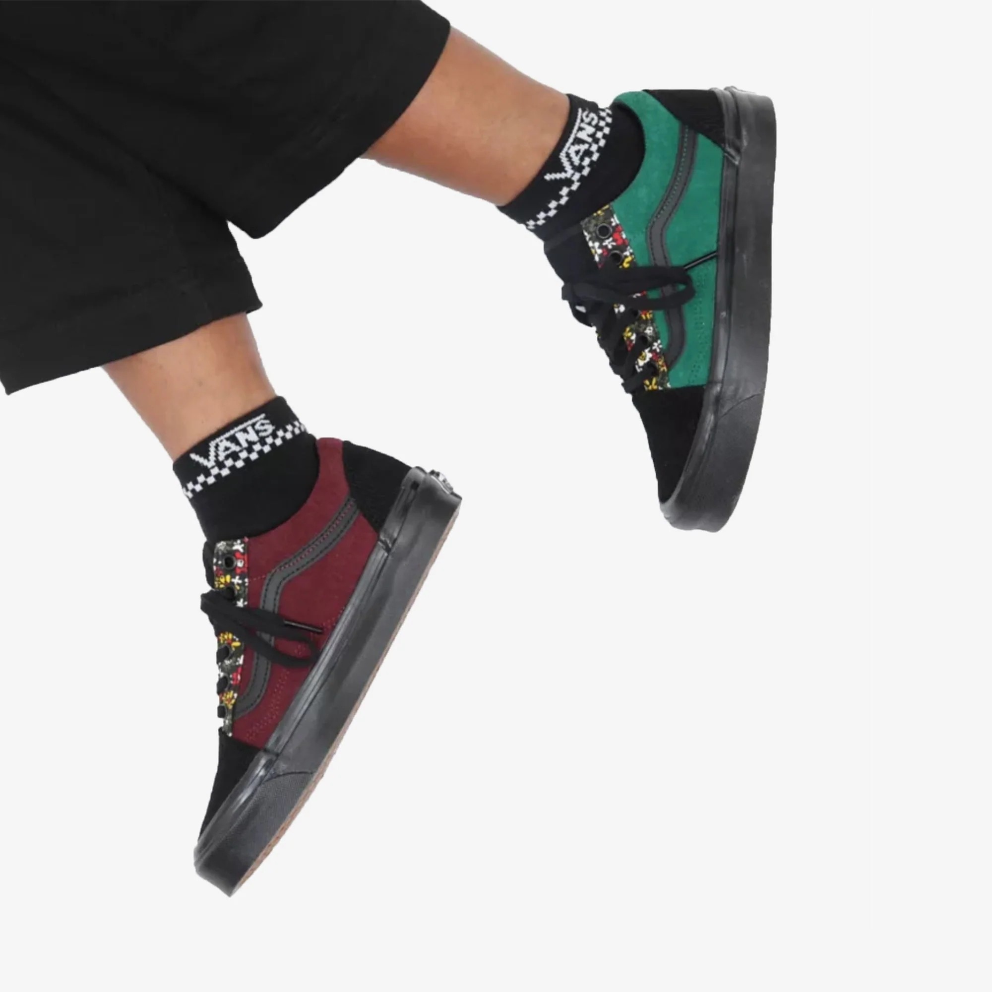 鸳鸯复古板鞋VANS百搭系带