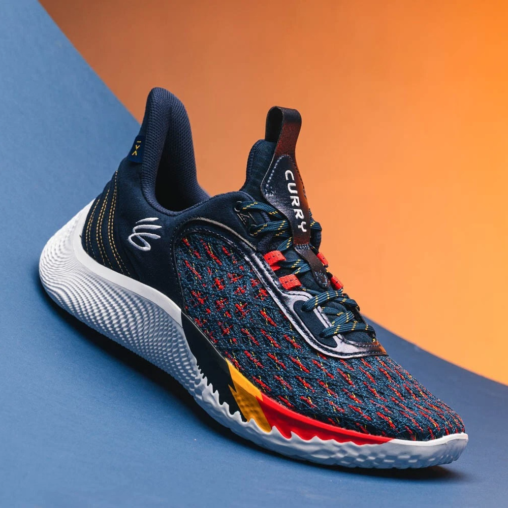 安德玛 UA Curry 9 男子缓震低帮防滑网面透气实战篮球鞋 3025684