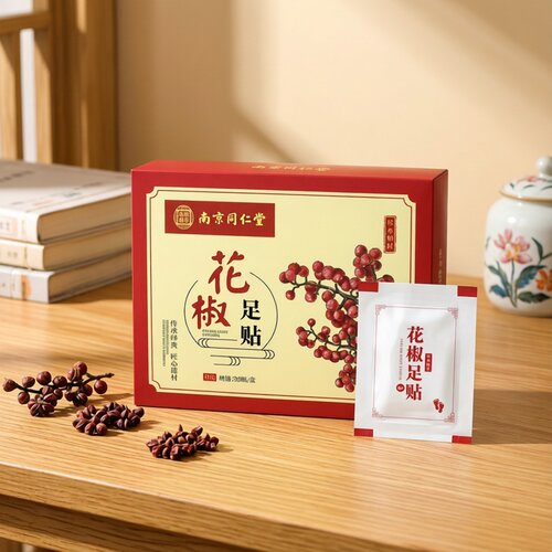 花椒足贴南京同仁堂足贴花椒艾草生姜足底贴湿气艾草老姜草本足贴