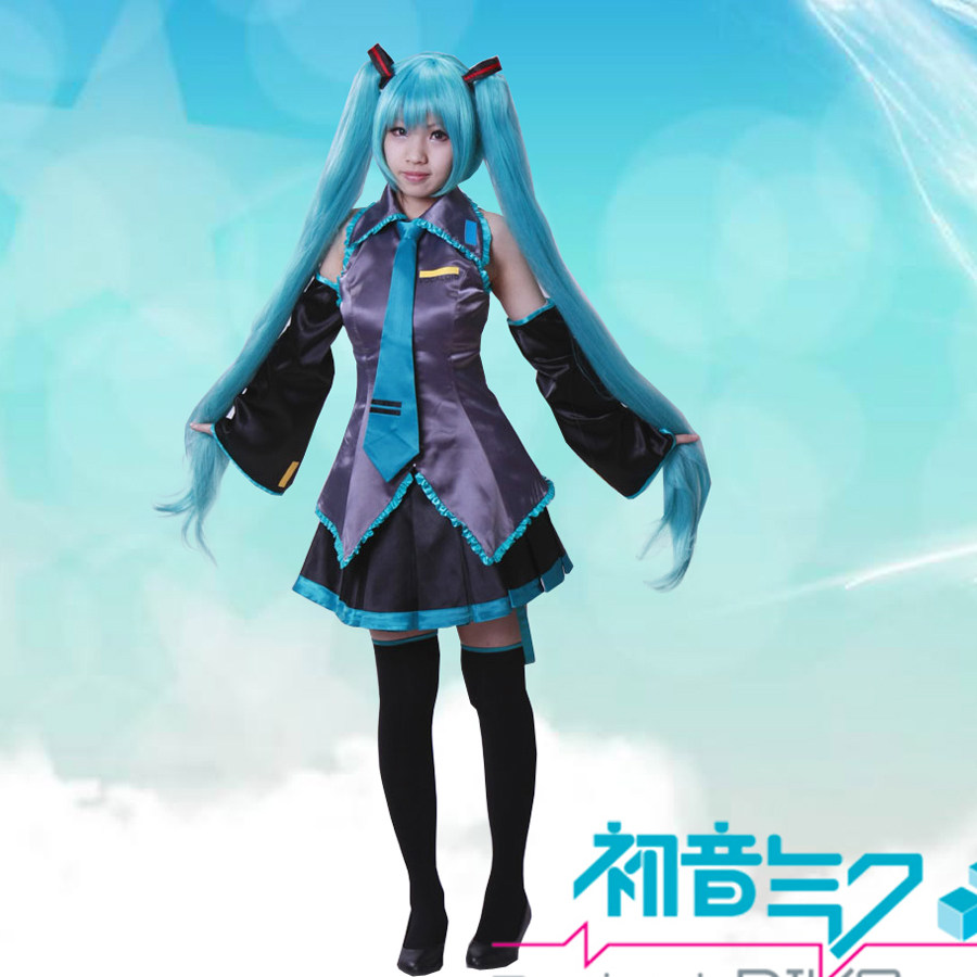初音家族初音未来甩葱歌公式服动漫Cosplay女装定制