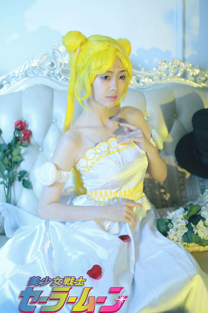 美少女战士月野兔倩尼迪公主婚纱动漫cosplay女装定制/假发另购