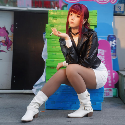 动漫田山小姐山田Cosplay皮衣