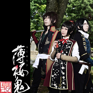 薄樱鬼雪村千鹤洋装动漫Cosplay女装定制/假发木刀鞋子另购