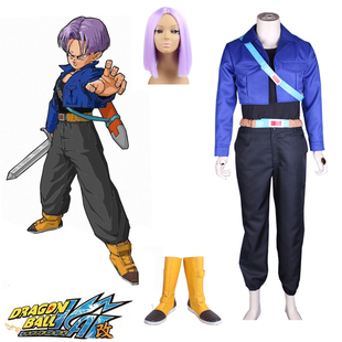 七龙珠Z未来篇特兰克斯战斗服日本动漫Cosplay男装/假发鞋子另购