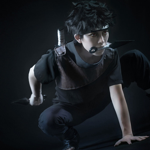 火影忍者疾风传宇智波止水暗部制服动漫cosplay男装现货/木刀另购