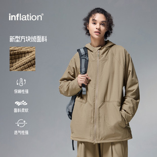 inf男装|网格拉绒外套