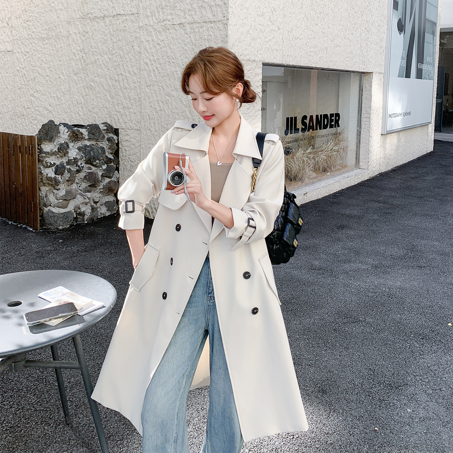 【长期备货】主推爆款 经典英伦风气质风衣外套女5178-P175-K258