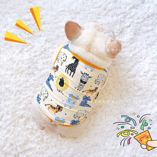 胖狗宠物大码薄款防蚊衣法斗犬