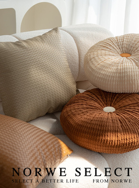 NORWE轻奢风抱枕蒲团飘窗垫客厅沙发靠垫榻榻米坐垫椅子靠垫靠背