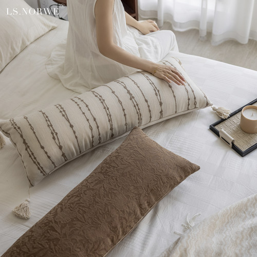 中古风超长抱枕35*90cm长条枕