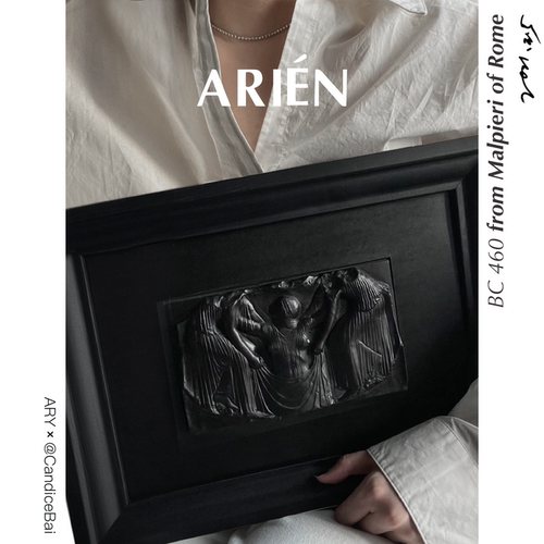 ARIÉN「Nouveau新生」专利设计浮雕艺术蜡画画廊级中古侘寂摆件