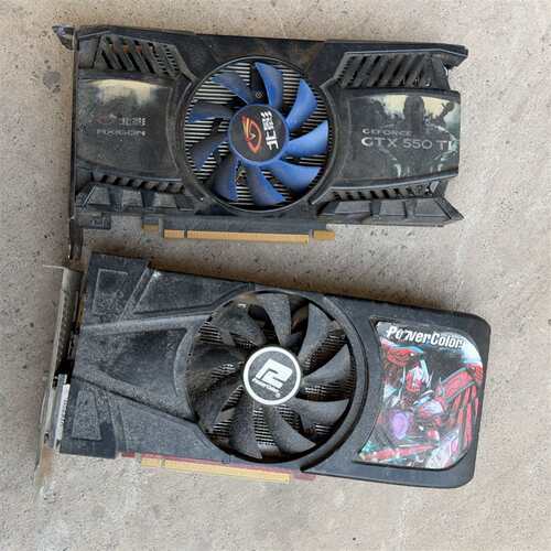 维修两张卡好位置 一张550ti 一张hd6850议价