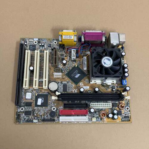可维修技嘉GA-6VEM主板，VT8601T芯片，配CPU