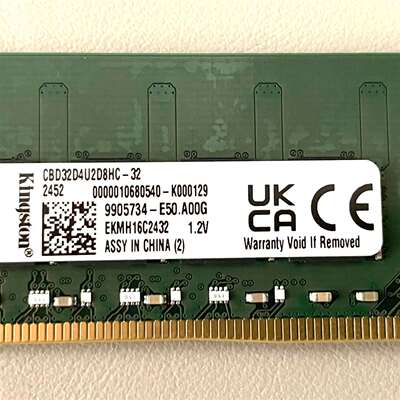 维修+ DDR4 3200MHz 32G（16G×2）议价