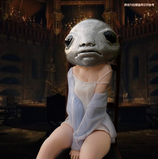 白金之子周边头套金属挂件钥匙扣老头环手办可爱饰品