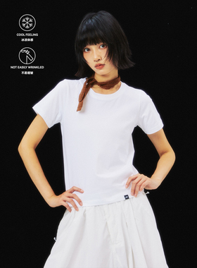 MOUNTAINFEVER SS25 180G凉感面料 女款正肩 素色EASY-TEE