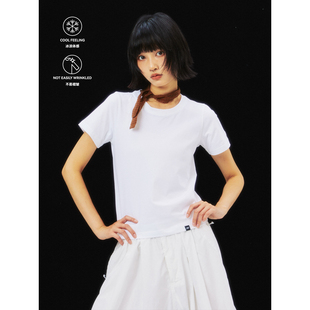 SS25 素色EASY 180G凉感面料 正肩 TEE 女款 MOUNTAINFEVER