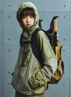 MOUNTAINFEVER 动态保暖户外抓绒中间层P棉PRIMALOFT轻量内胆夹克