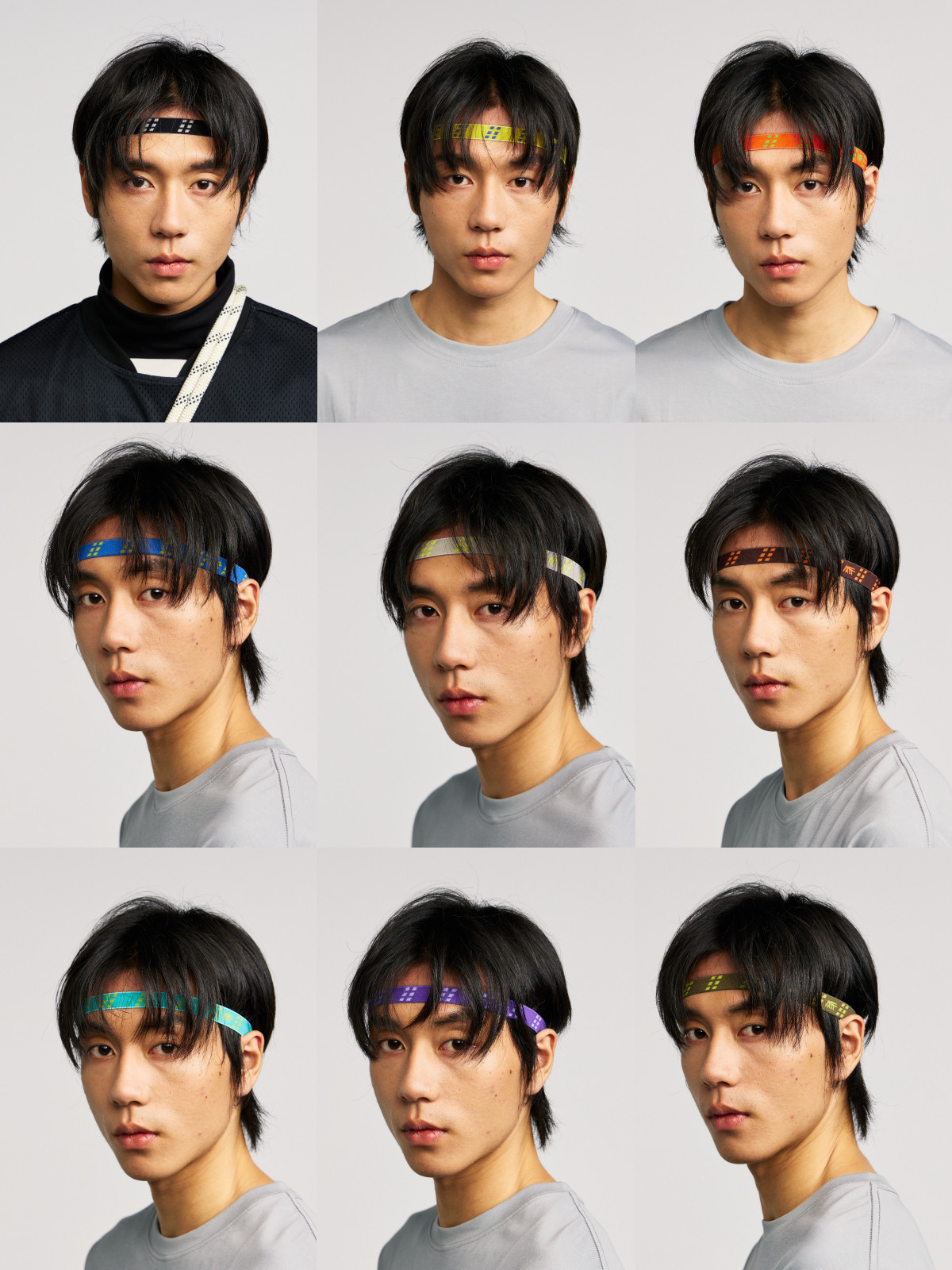 导汗弹力防滑条发带