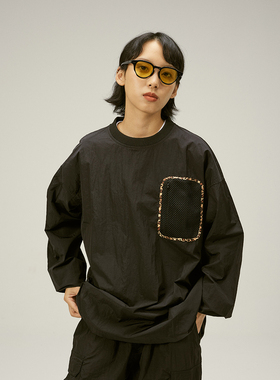 【清仓特价】MOUNTAINFEVER 山系户外露营轻薄金属尼龙长袖TEE