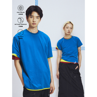 基础圆领多巴胺素色EASY 180G凉感面料 TEE AW25 MOUNTAINFEVER