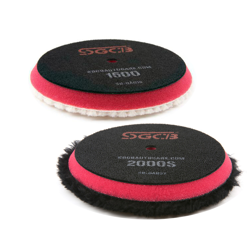 SGCB新格进口专业羊毛盘DA机专用1500研磨盘2000S抛光盘
