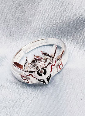 假面骑士 Evol 开口戒指E总黑洞形态阶段4进化首饰送好友节日礼物