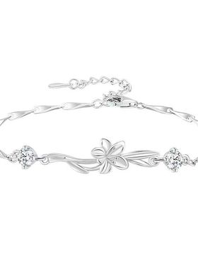 桔梗花手链女生款轻奢小众精致