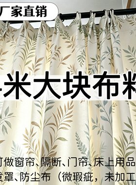 4米大块布料微瑕卡通可DIY家被套枕套床单桌布隔防尘布断布沙发罩