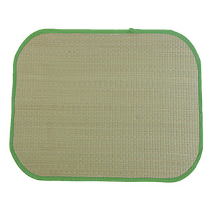 夏季凉席枕套成人单人枕头片天然儿童草席枕片兰草蔺草绑带枕头片