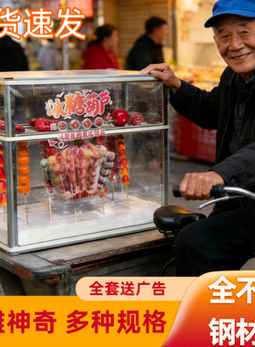 糖葫芦展示架电动车摆摊工具市集面包架子多功能落地桌面老式摆架