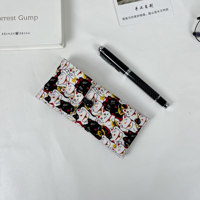 布邑三支装笔袋钢笔袋笔包便携