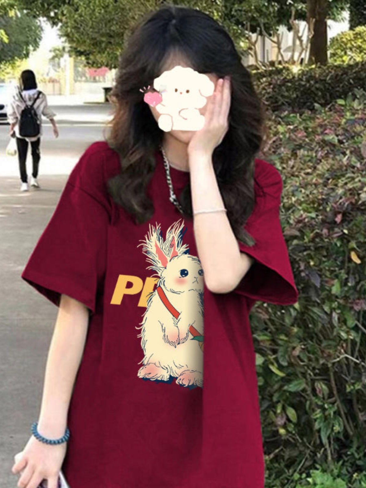 防棉短袖t恤女2023新款夏季宽松设计感小众独特别致洋气减龄上衣