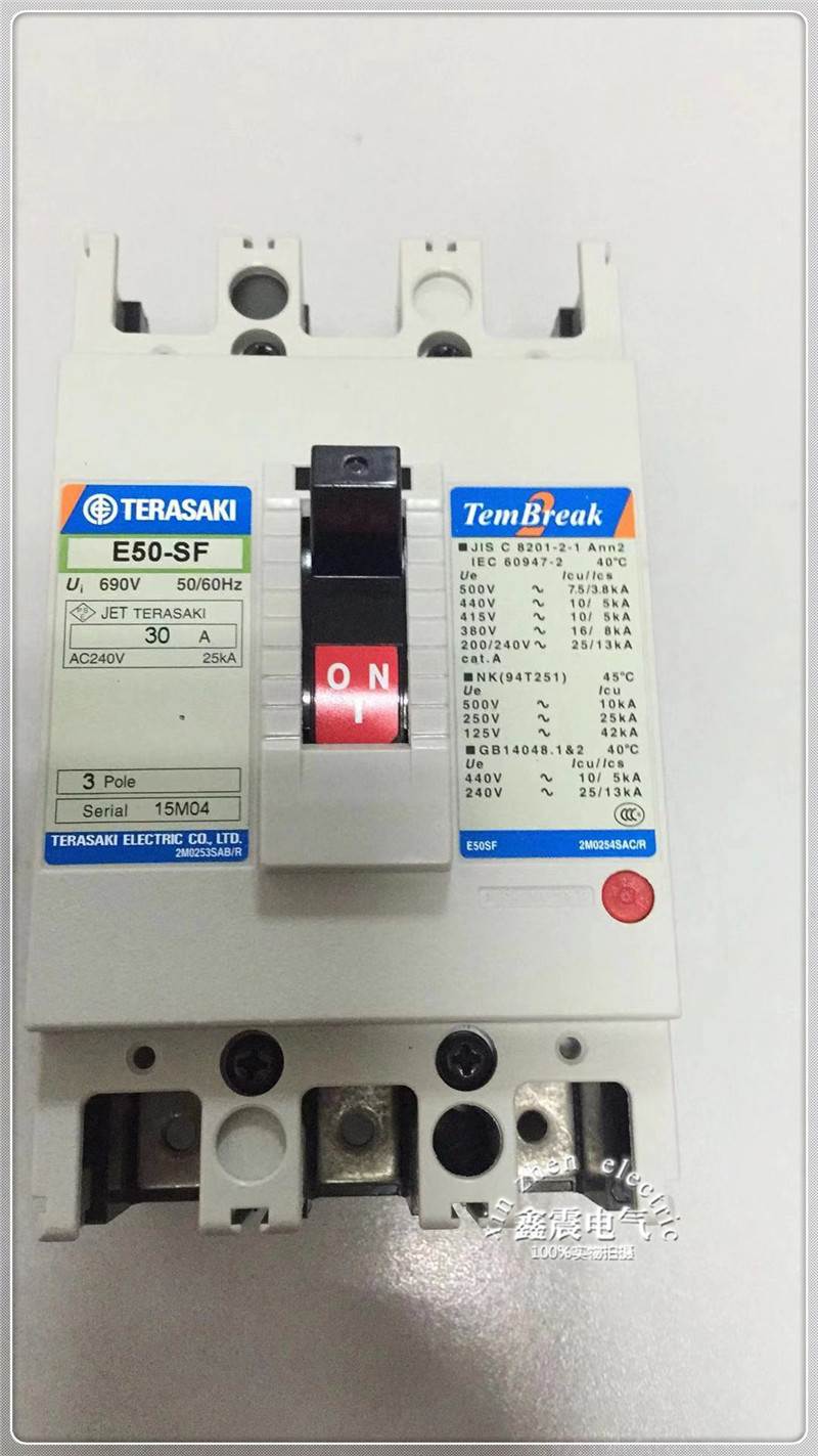 TERASAKI日本寺崎断路器E50-SF 3P 10 15 20 30 40 50A代替XS50NB