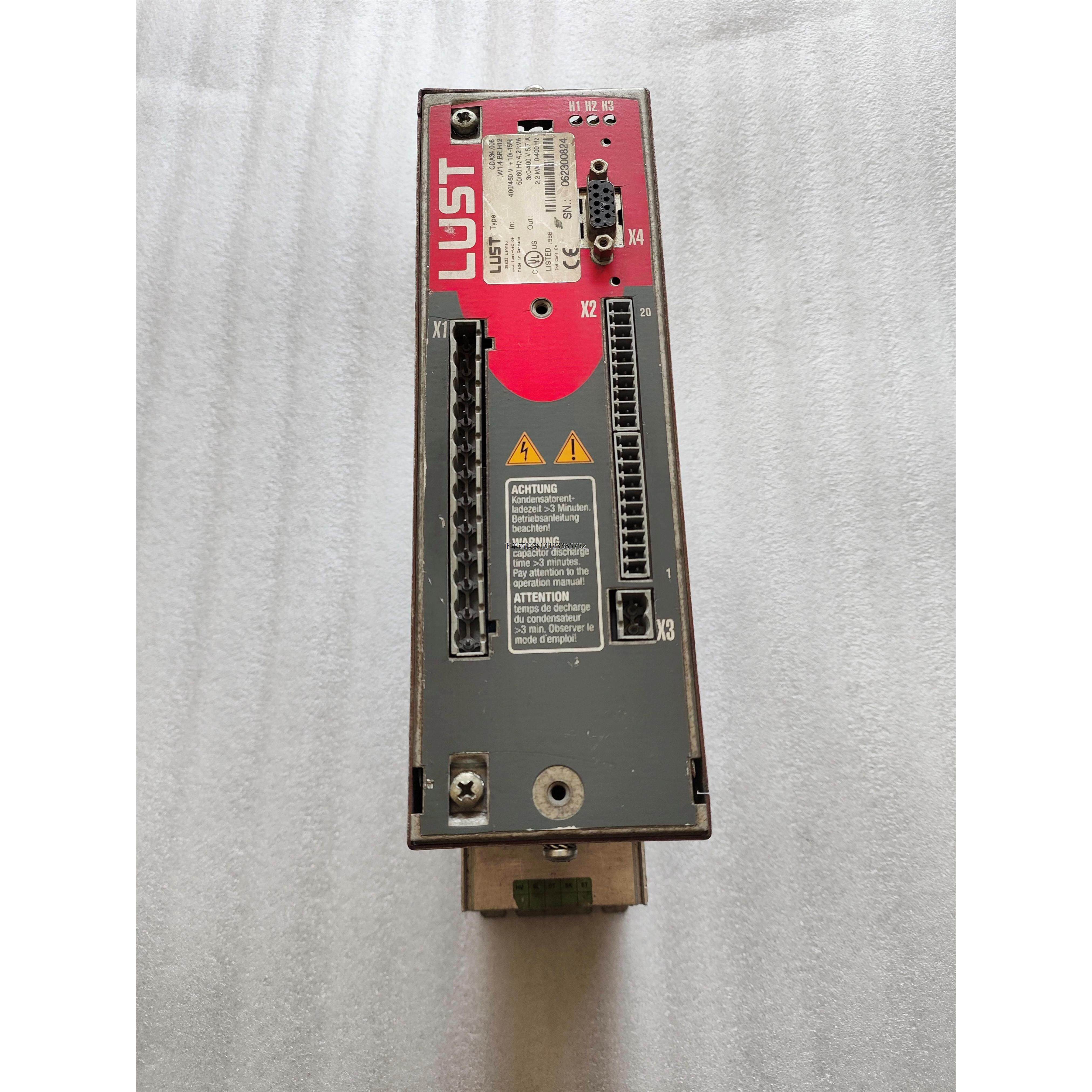 询价CDA34.006.W1.4.BR.H12路斯特LUST驱动器二手拆机包好保修三
