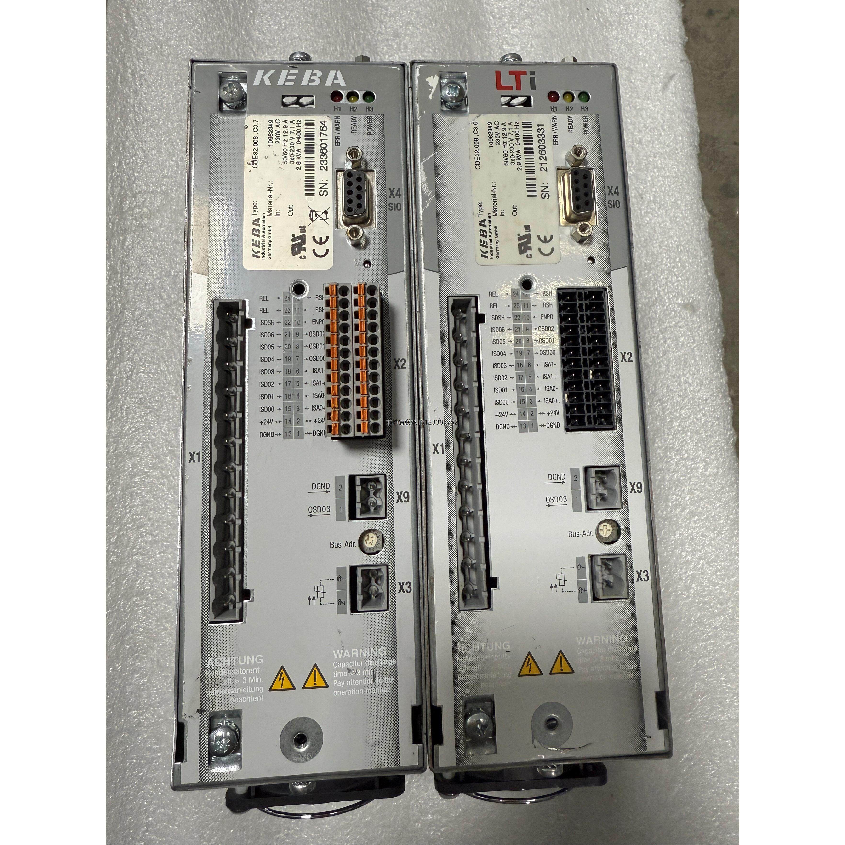 询价CDE32.008.C3.7路斯特驱动器10962349原装拆机功能包好，询价