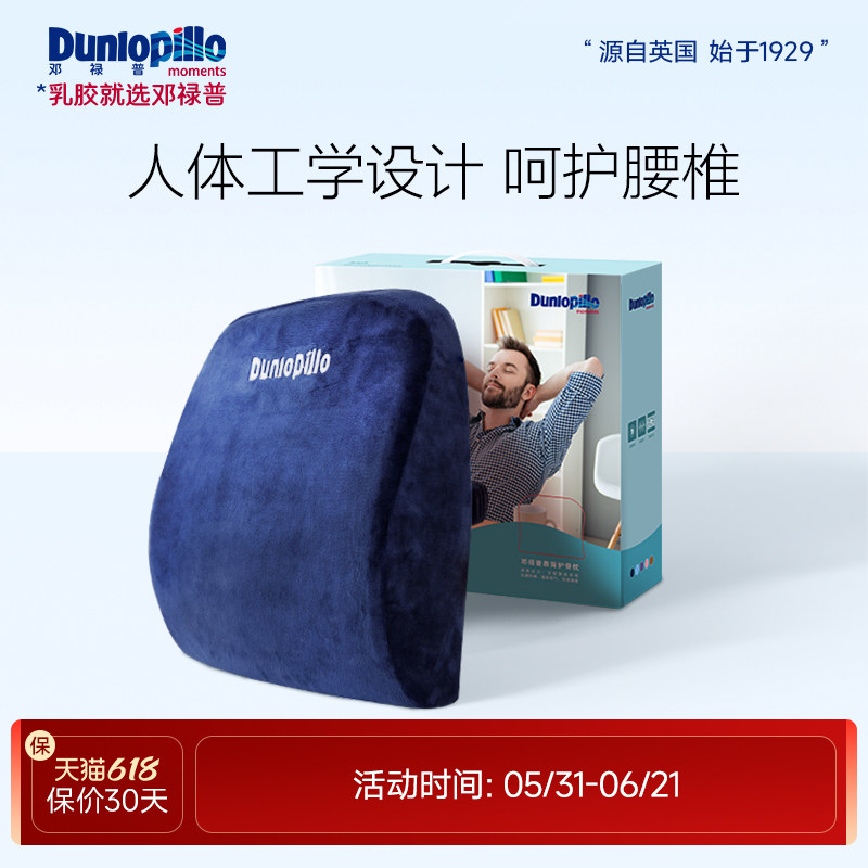 DUNLOPILLO/邓禄普护腰托腰靠垫 电脑椅背枕 护脊椎椅子靠垫