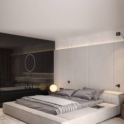 新品科技布床现代简约床铺主卧轻奢婚床法式落地床夫妻床2米x2米