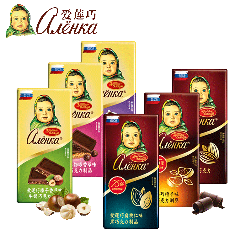 爱莲巧俄罗斯进口大头娃娃巧克力