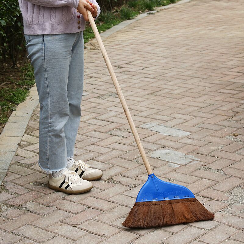 长柄椰棕扫把老式扫帚家用木地板瓷砖清洁除尘天然棕榈庭院大笤帚