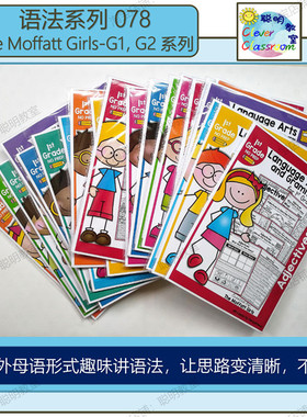 护眼款国际小学英语语法grammar外国语小学练习作业纸worksheet